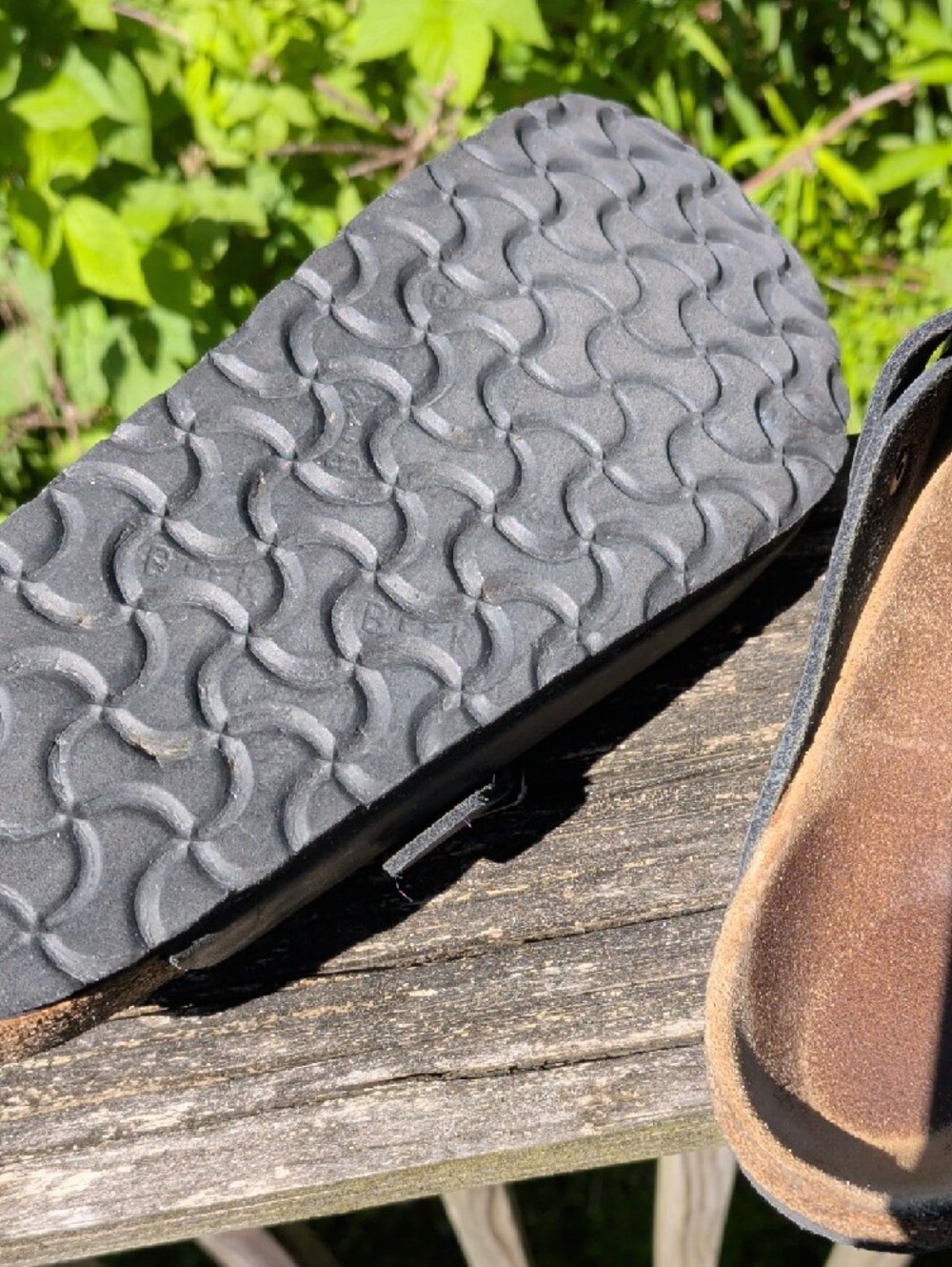 Birkenstock Black Leather Buckled Clog - Picture 5 of 10